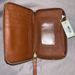 Fossil - Tiegan Phone Wallet Medium Brown